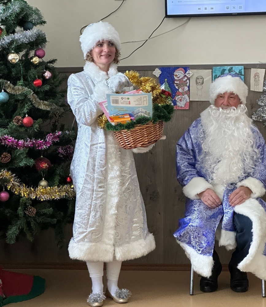 Новый год для ребят из детского отделения туберкулезного диспансера