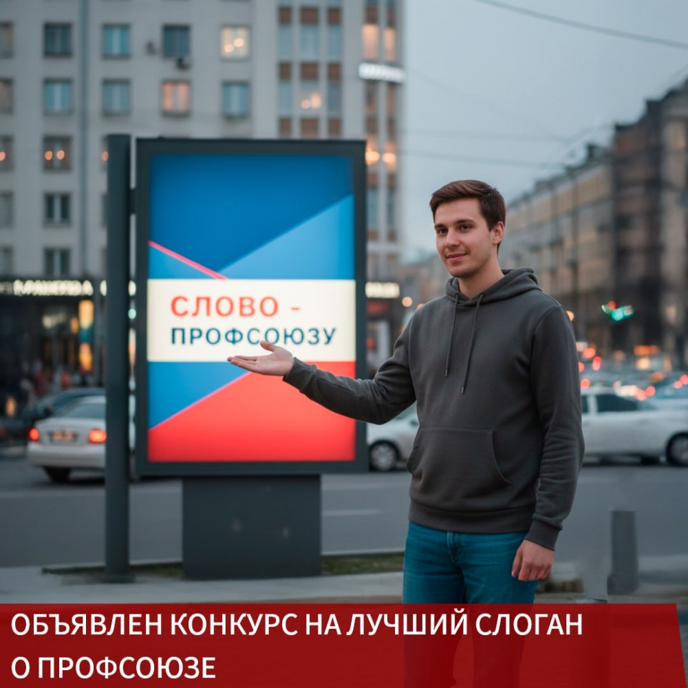 Начался прием заявок на участие в конкурсе слоганов Профсоюза